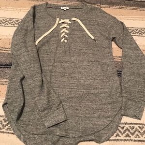 NWOT Anthropologie Splendid brand Thermal Henley